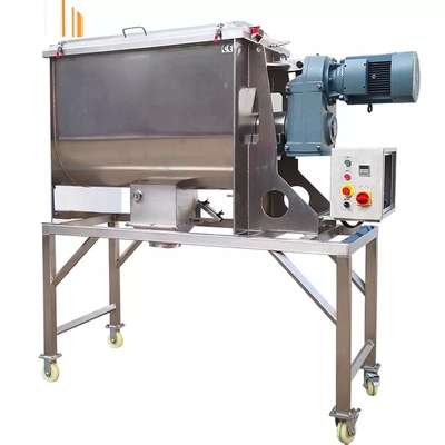 Máy trộn ruy băng ngang GMP tùy chỉnh Máy xay bột thực phẩm 1500kg / mẻ