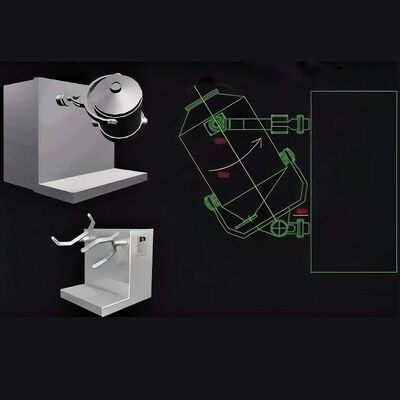 Chất lượng  GMP Compliant Three-Dimensional Powder Mixer for Chemical Nutraceutical and Cosmetic nhà máy