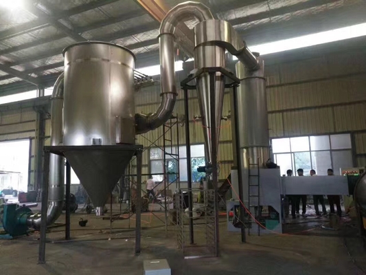 25-60kg / H Máy sấy chớp quay bằng thép không gỉ Máy sấy công nghiệp trục vít cho ăn