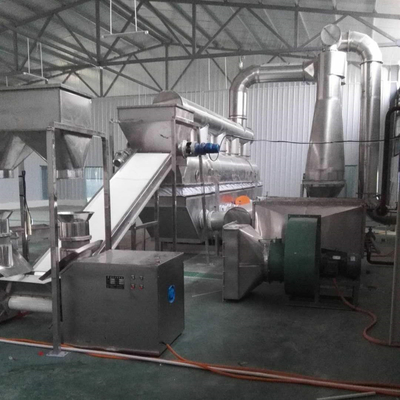 Máy sấy tầng sôi 150-180kg / H Máy sấy phân bón 2.2 * 2KW