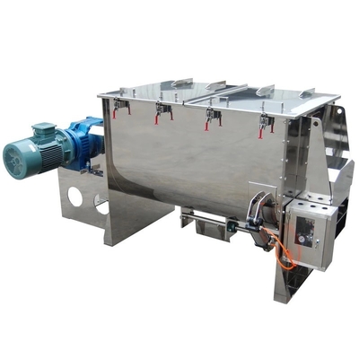 Máy trộn băng đôi bằng thép không gỉ 11KW Máy trộn ngang 1000L