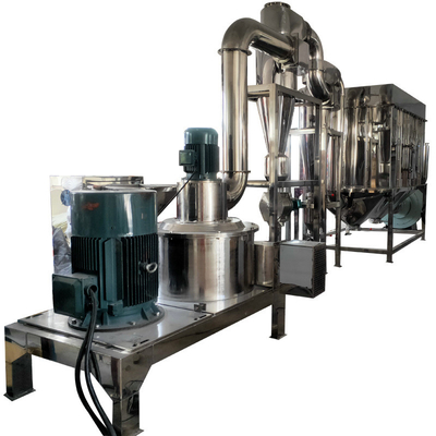 Máy mài siêu mịn 20-400kg / H 380V Máy nghiền hóa chất lớn thương mại