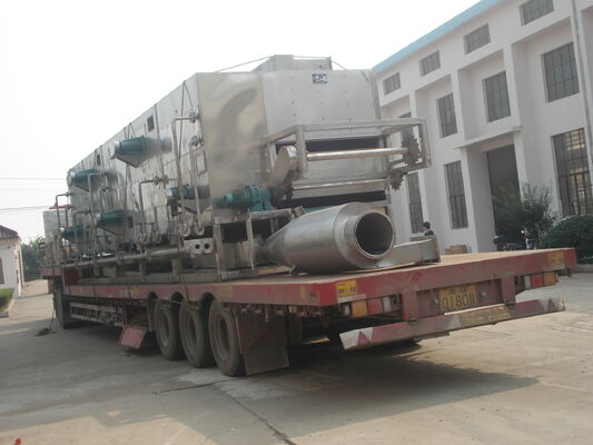 Máy sấy dây chuyền liên tục hiệu suất cao Giải pháp độ ẩm cao cho sấy khô rau