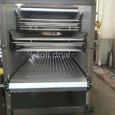 Máy sấy công nghiệp đáng tin cậy thông lượng cao Máy sấy đai liên tục cho thức ăn viên dạng hạt