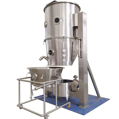 FG-120 Dryer giường chất lỏng dọc Thiết bị máy cho bột hạt thảo mộc Sấy khô hóa học