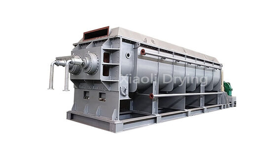 Máy sấy mái chèo khu vực dẫn nhiệt lớn có thể xử lý bột, bột nhão hoặc bùn