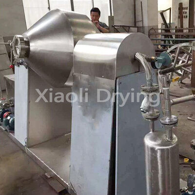 4500L Industrial double cone rotary vacuum dryer machine for drying heat sensitive materials without degradation