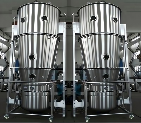 FL Series Fluid Bed Spray Granulator Máy sấy công nghiệp Chuyển đổi bột thành hạt