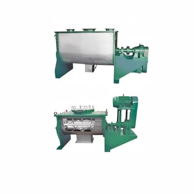 Máy trộn ruy băng ngang 100L nhỏ gọn bằng thép không gỉ 30-50kg máy trộn bột mẻ
