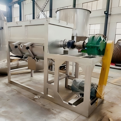 Máy trộn ruột hóa học đường ngang 3000L 1200-1800kg Máy trộn hàng loạt hiệu quả cao