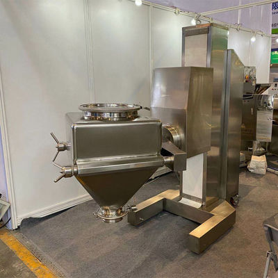 Màn hình cảm ứng PLC 1000L Phễu nâng IBC Máy trộn thùng rác cho Nutraceuticals