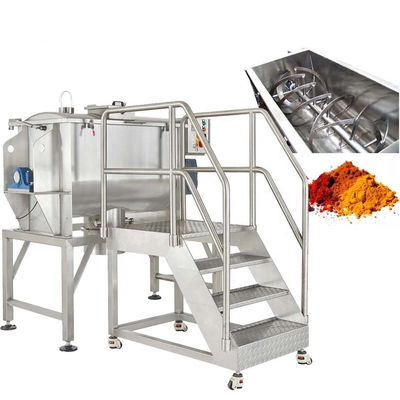 Máy trộn ruy băng ngang bằng thép không gỉ CE 6000L để xử lý hóa chất