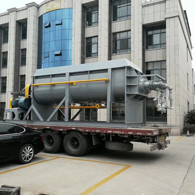 10 vòng / phút đến 25 vòng / phút Máy sấy cánh rỗng 4KW Máy sấy bùn tiết kiệm năng lượng