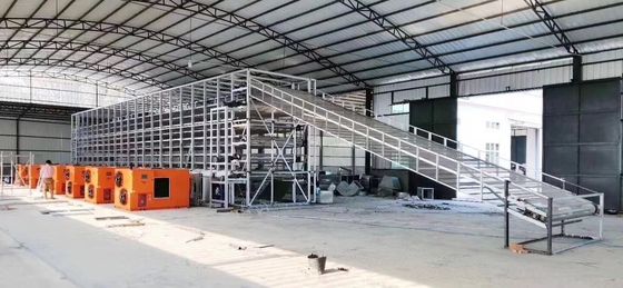 Máy sấy dây đai liên tục công suất lớn Máy sấy công nghiệp tuần hoàn không khí nóng