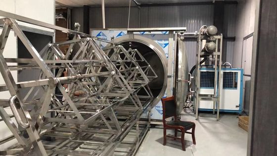 Máy sấy chân không vi sóng 380V PLC HMI Máy sấy nhiệt độ thấp 48KW