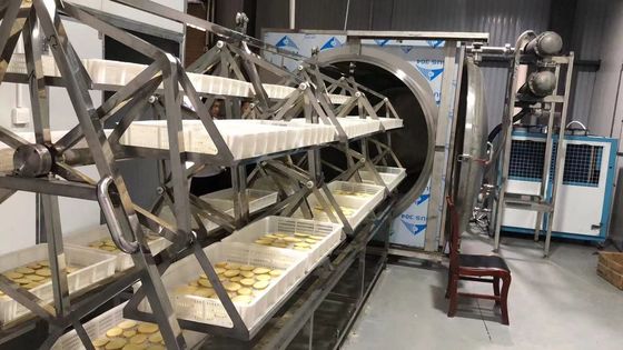 Máy sấy chân không vi sóng 380V PLC HMI Máy sấy nhiệt độ thấp 48KW