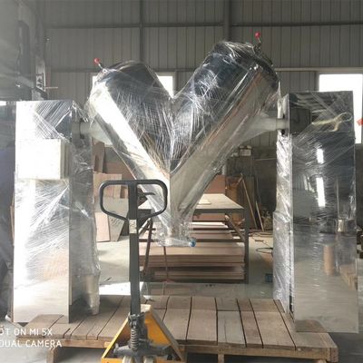Máy trộn loại V bằng thép không gỉ 304 Máy trộn bột dược phẩm hóa học