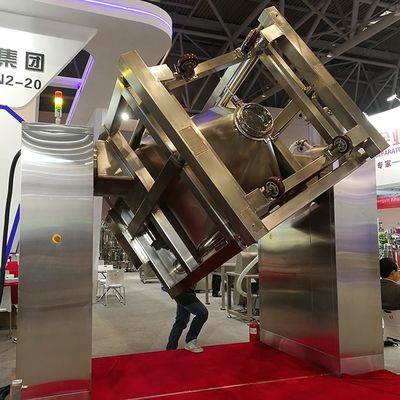 Một cánh tay nâng Hình nón vuông IBC Máy xay sinh tố Dược phẩm Máy trộn hóa chất công nghiệp