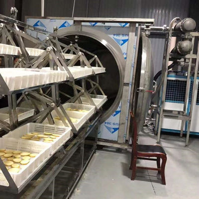 38,4-48kg / H Lò vi sóng khử nước chân không Lò sấy hoa quả bằng thép không gỉ 304