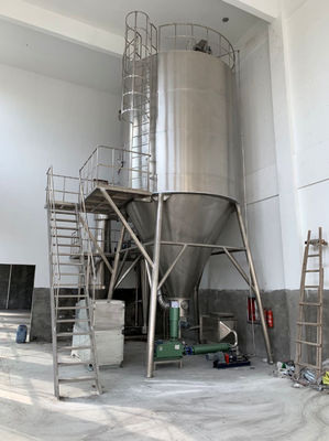 Tháp sấy phun canxi Arsenate Máy sấy khí ly tâm bằng thép cacbon