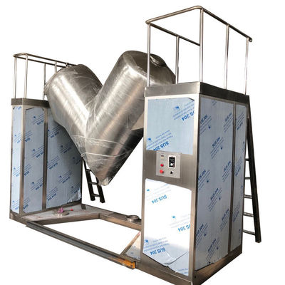 Máy trộn bột hình dạng vitamin V 1,5m3 Hóa chất Máy trộn thuốc 4-5,5KW